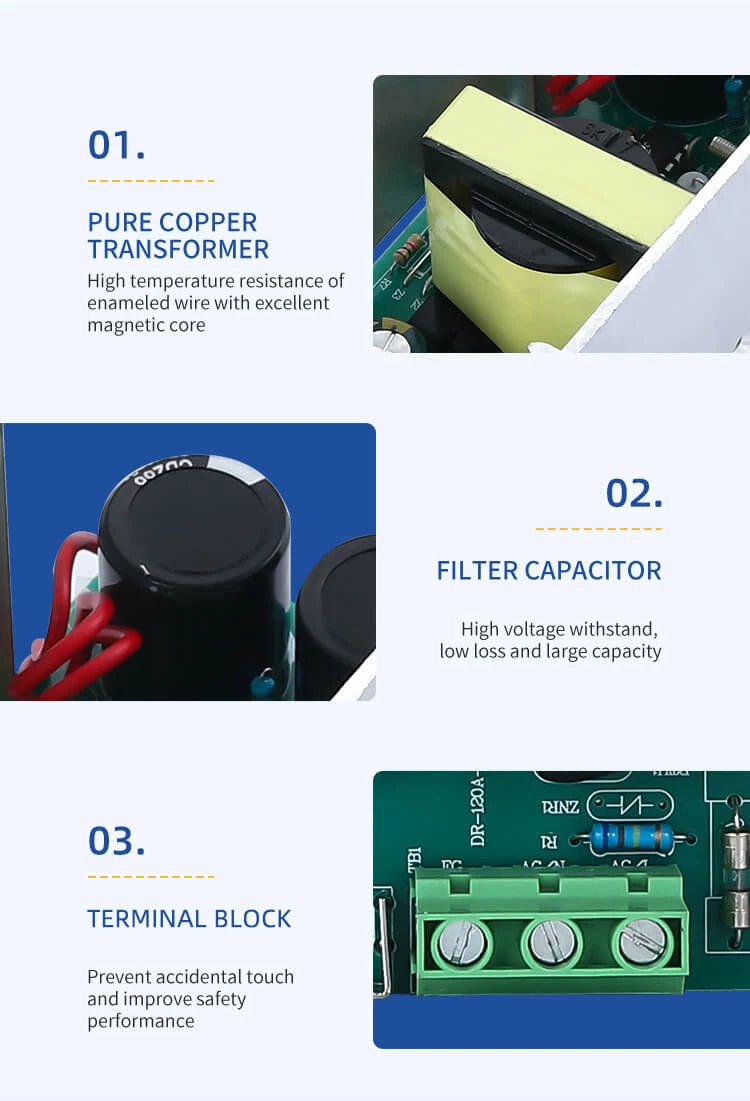 24V Smps DR-120-24 12v 10a 24v 5a 120w Din Rail Switching Mode Power Supply