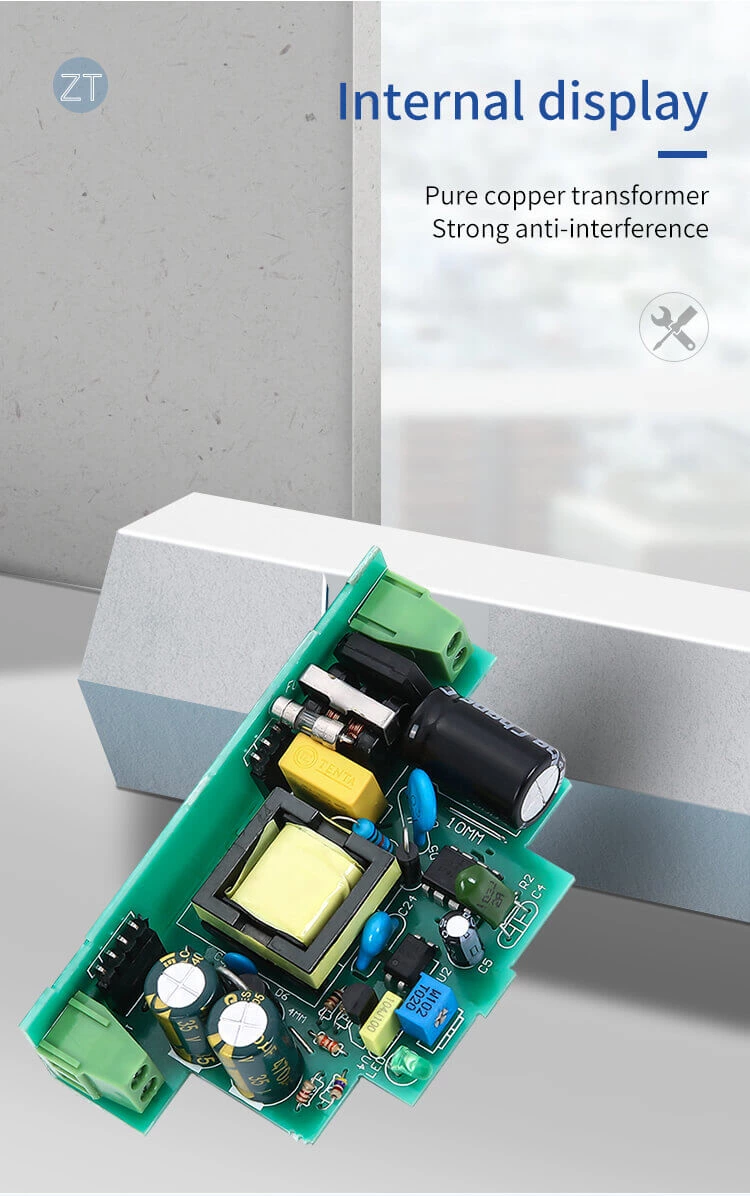 DIN Rail AC/DC 24V 15W 0.625A Led Driver Switching Mode Power Supply for Led