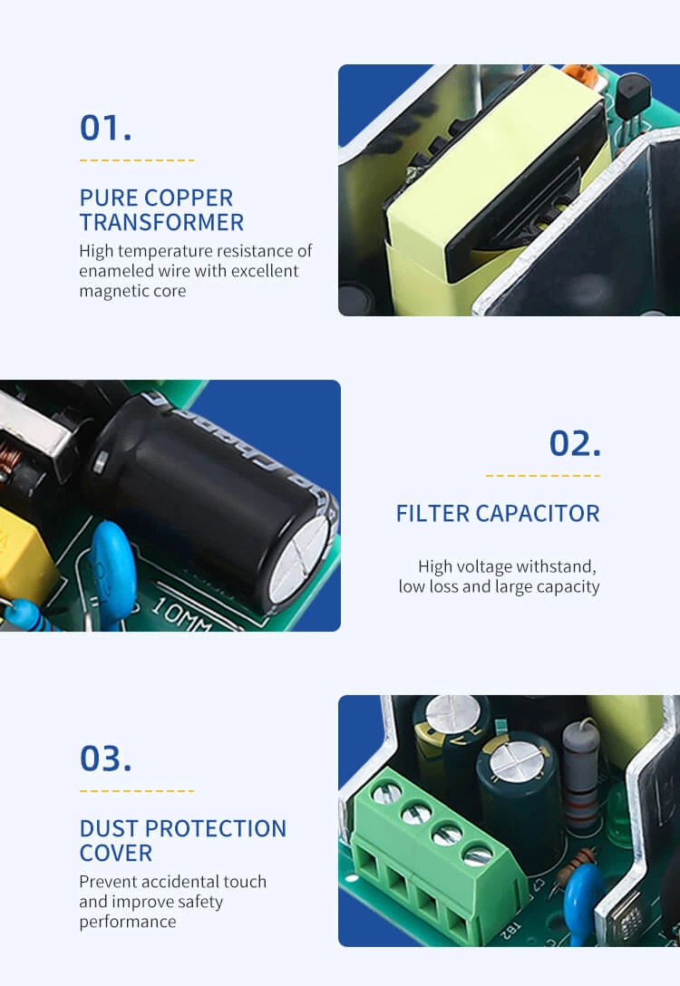 DR-45-24 DIN Rail Single Output ZTAOJT 45W 24V 2A Led Switching Power Supply