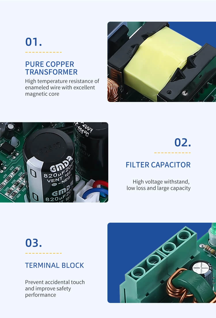 DR-480 480W 20A 24Vdc Din Rail Power Supply 12v dc to 24v dc Din-Rail Switching Power Supply
