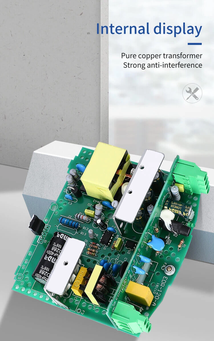 120W EDR-120-24 24V 5A 12V 10A 120W Din Rail Switching Mode Power Supply