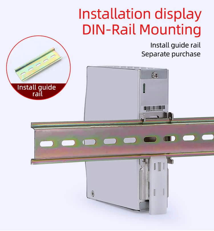 EDR-75-24 24V 3.2A 12V 6.3A 48V 1.6A 75W DIN Rail Industry Switching LED Power Supply