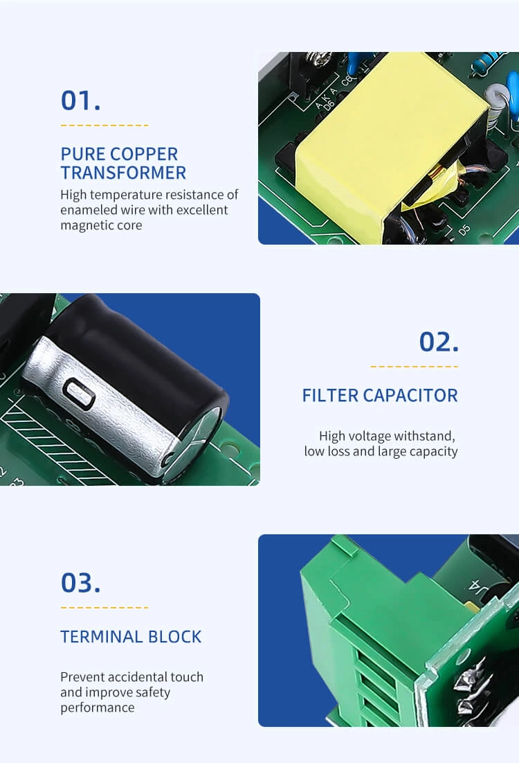 EDR-75-24 24V 3.2A 12V 6.3A 48V 1.6A 75W DIN Rail Industry Switching LED Power Supply