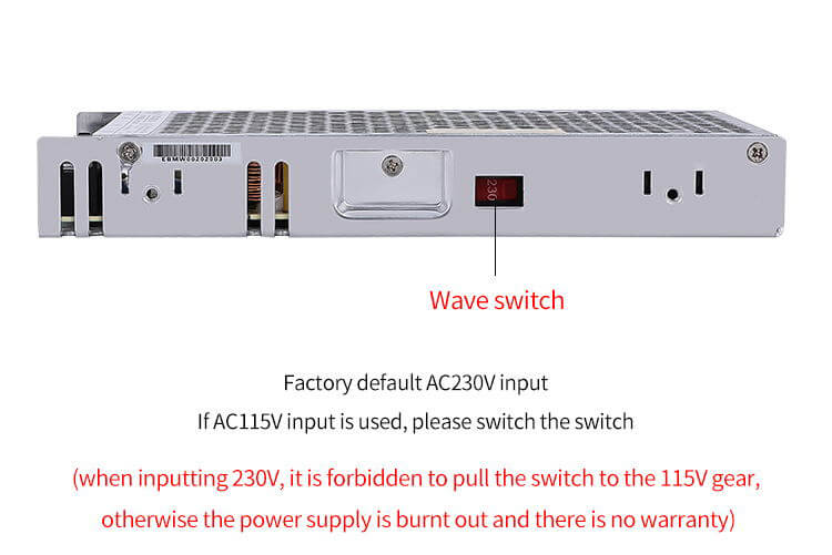 Single Output 200w 24V 5v 40a DC Electronic Led Switching Mode Power Supply