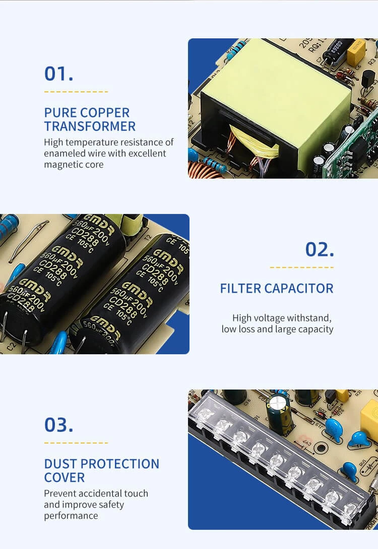 LRS Series PSU AC to DC 24v 16.6A 400w Switching Power Supply for Automation Equipment.