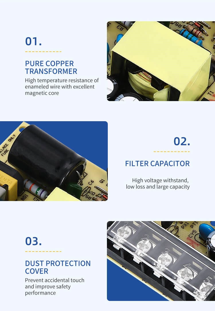 Single Output 12V 50W Switching Power Supply for Industrial Control Equipment