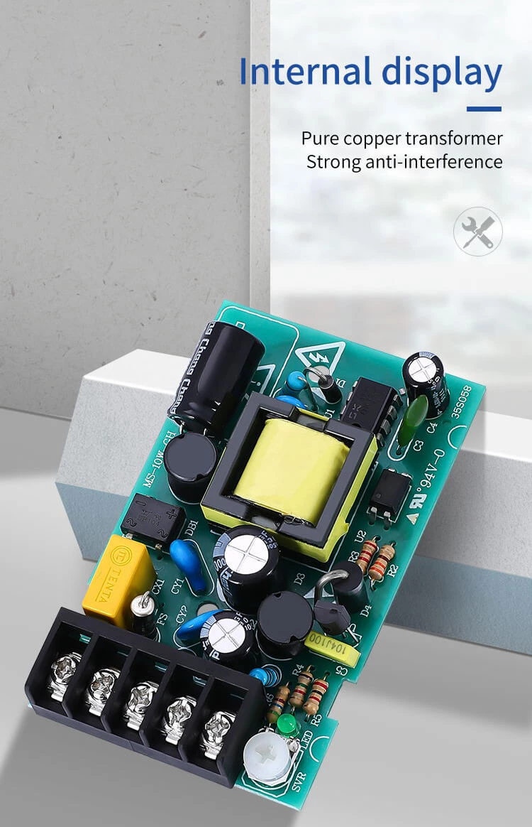 Ms-10-24  5v 2a 12v 0.84a 24v 0.42a 36v 0.28a 48v 0.21a 10w Mini Size Dc Switching Power Supply for Led