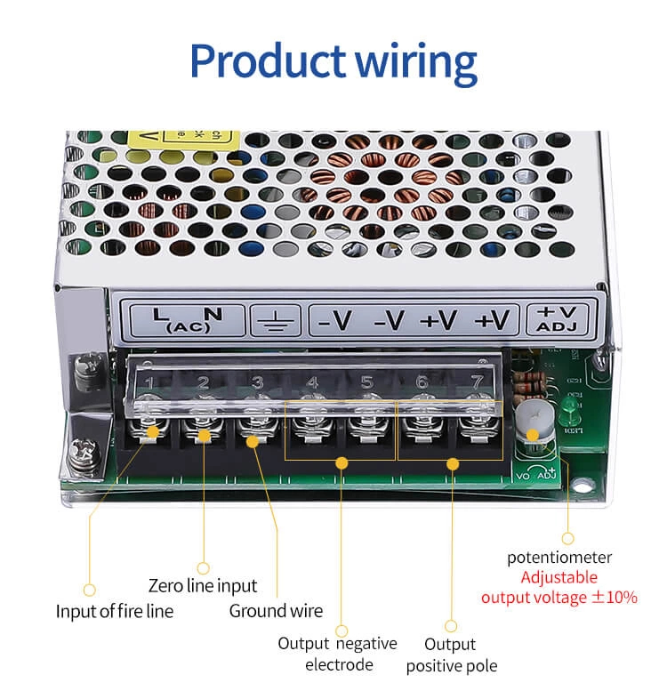 MS-120-24 120 watt 12V 10A 24V 5A 120W DC Switching Power Supply for Industrial control equipment