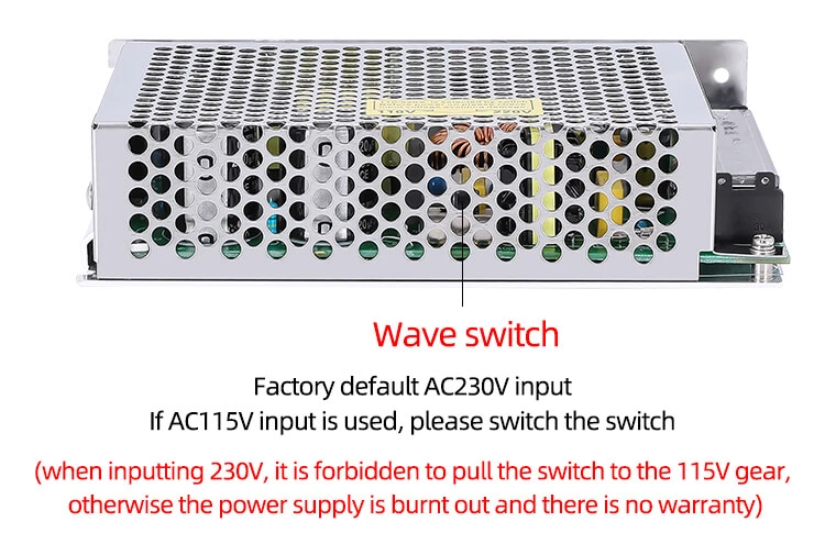 MS-120-24 120 watt 12V 10A 24V 5A 120W DC Switching Power Supply for Industrial control equipment