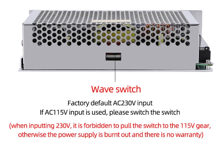 Ms-250-24 5v 40a 12v 20a 24v 10a 250w Switching Power Supply for 3d Printer