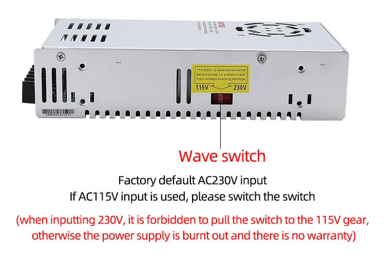 NES-350-24 24V 350W 14.6A AC to DC 12 volt Switch Mode Power Supply  for LED driver