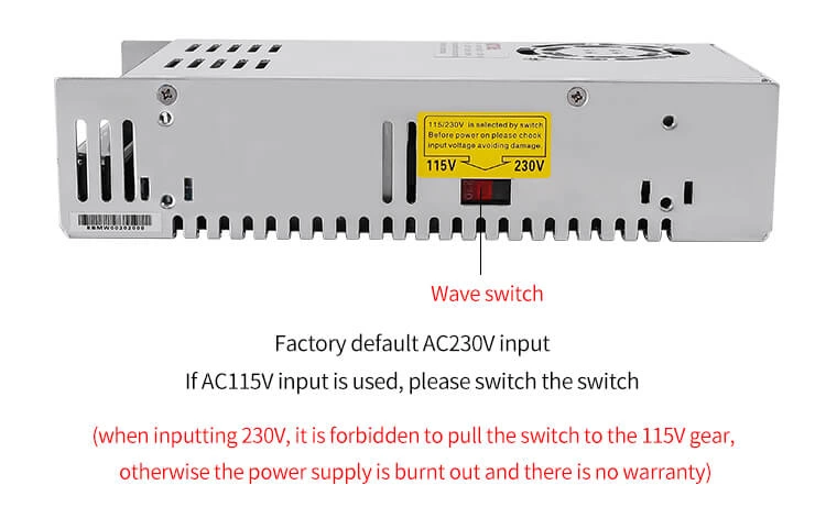 Factory Selling 24v 10a Led Dc S-250-24 250w Led Light Switch Mode Power Supply for 3D Printer