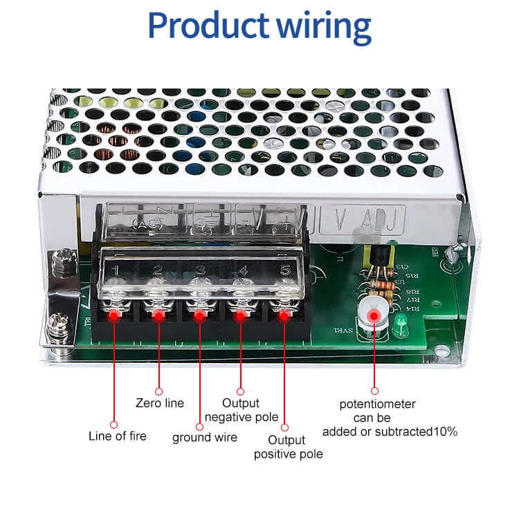 OEM S-60-24 60W 24V 2.5A Smps Output Voltage DC Switching Model Power Supply