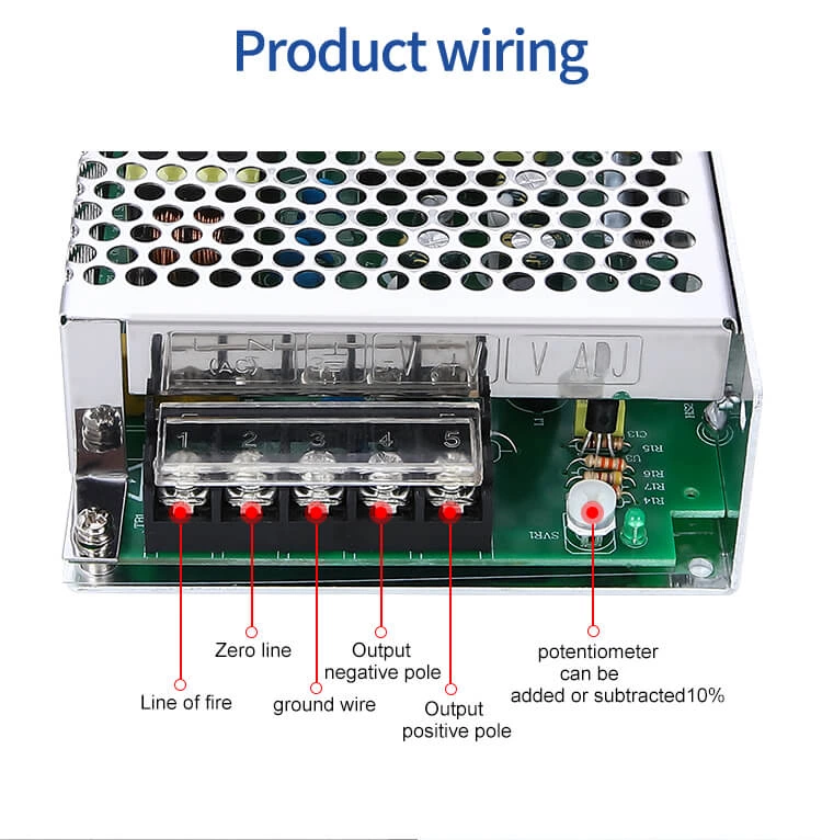 75W 24V 3.2A DC Switching Power Supply for Automation Equipment