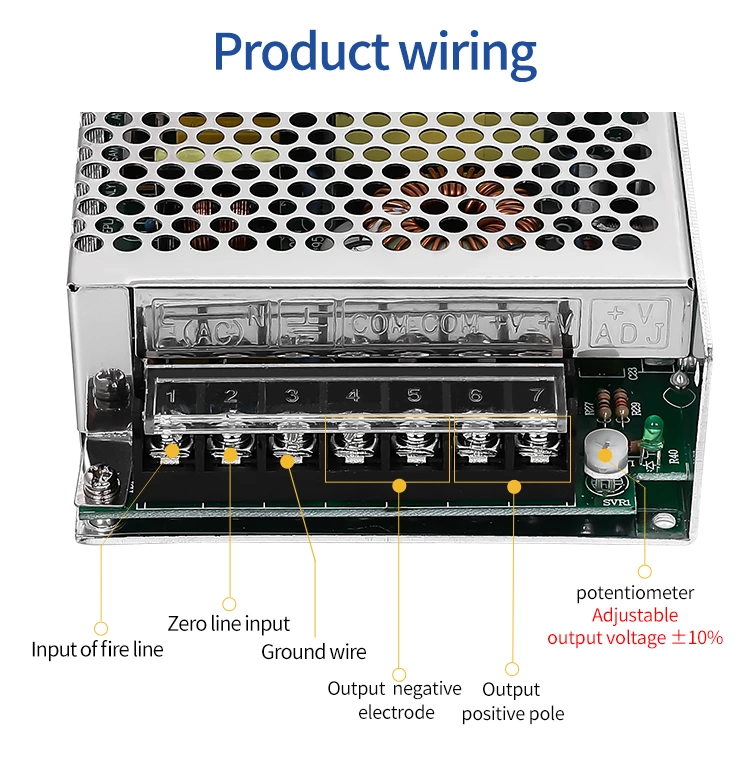 Wholesale Price 120W 24V 5A Single Output Led Power Switching Power Supply with Ce Rohs