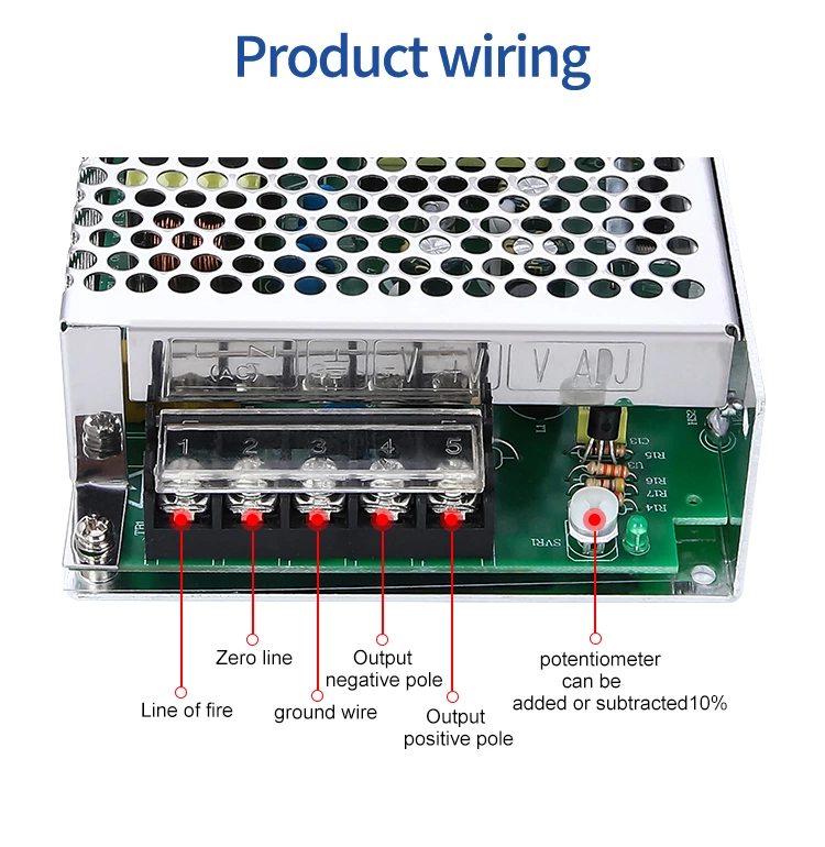50w Transformer Single Output 12V 4.2A DC 10a 5v Switching Power Supply