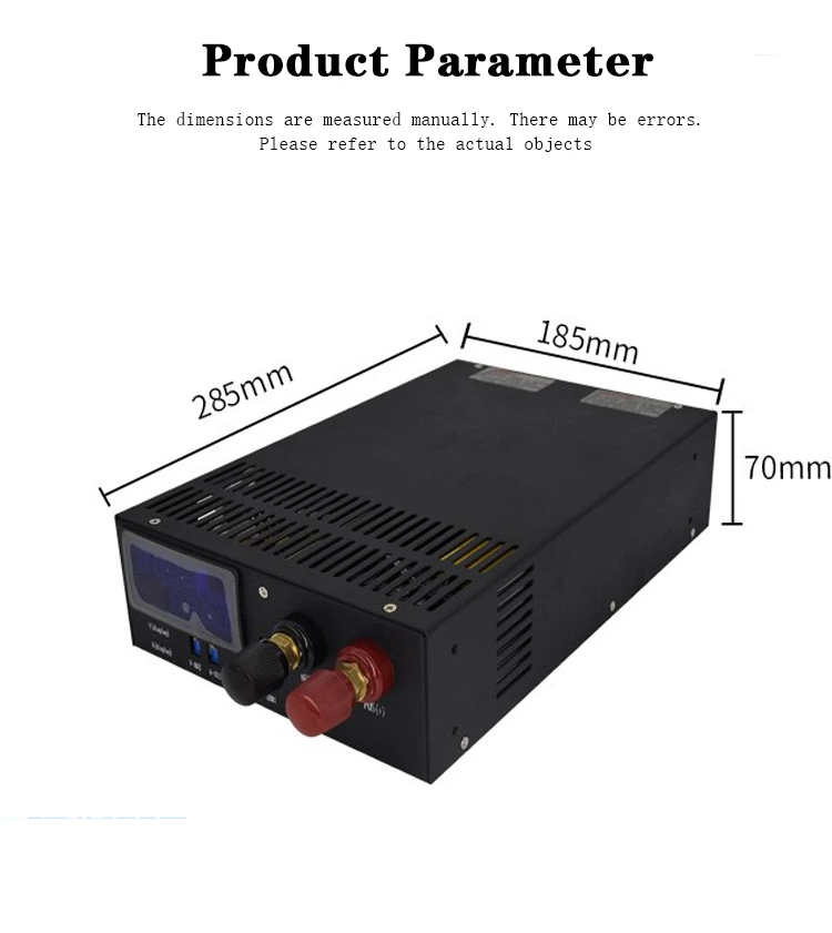 Smps 2500w 24V 104A Dc High Power S-2500-24 Variable Switching Power Supply
