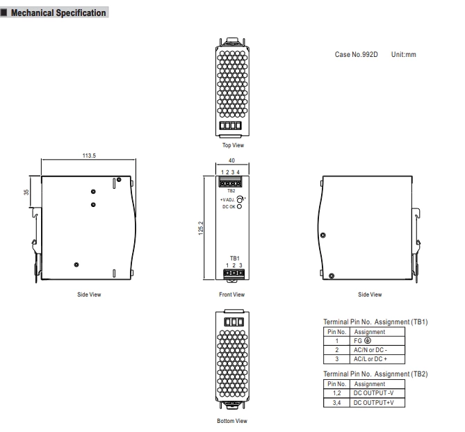 NDR-240-24 240w Din Rail 24v 10A 48v 5A Dc Switching Power Supply for Leds