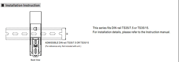 EDR-75-24 24V 3.2A 12V 6.3A 48V 1.6A 75W DIN Rail Industry Switching LED Power Supply