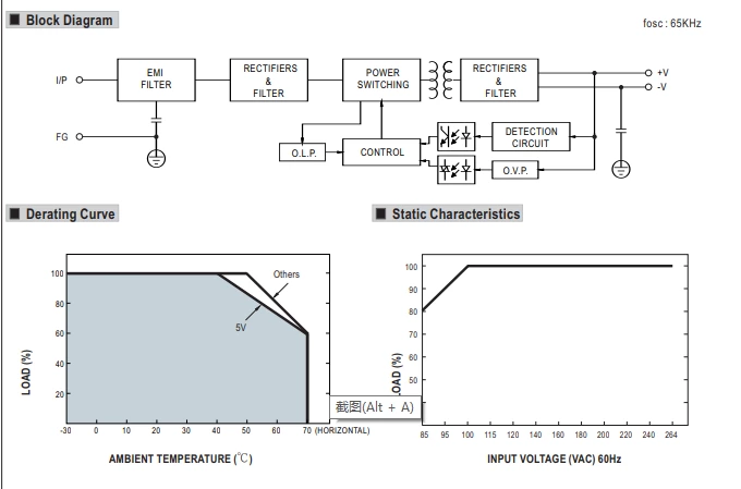 CE ROHS Authentication 75W 24V 3A AC to DC smps use switching power supply