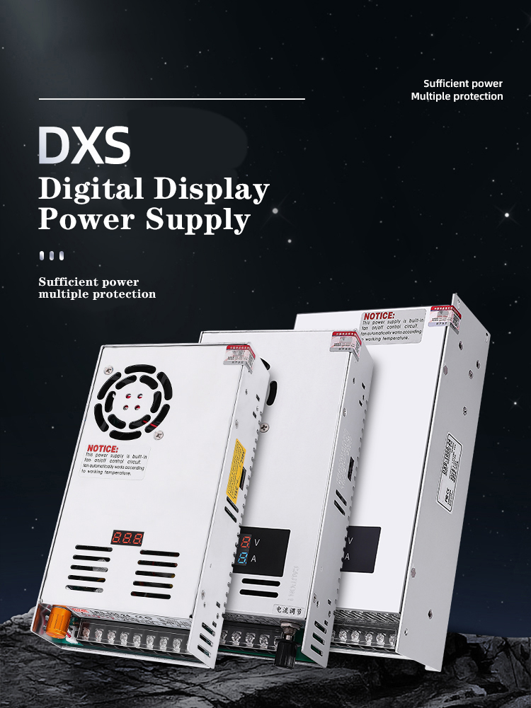 DXS-1000-24 Dc to Ac 24v 40a  1000W 12V 36V 48V 80V 60V Dc Stabilized Industrial Digital Display Slim Power Supply