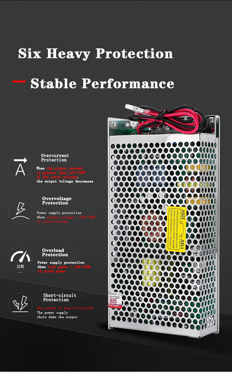 SC-180-24 UPS Charging Power Supply 24V 6.5A Rechargeable Switching Power Supply