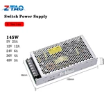 Constant Voltage 24V 145w PSU AC DC Switching Power Supply
