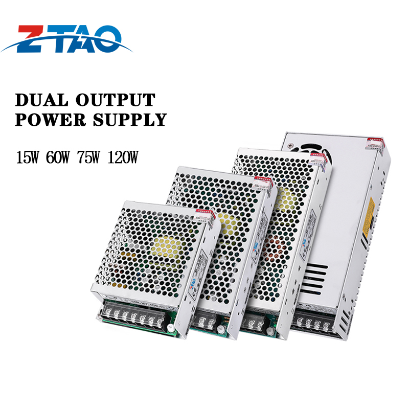 35W 120w 350w the Negative and Positive 5v 12v 15v 24v Psu Smps Dual Output Ac Dc Switching Power Supply