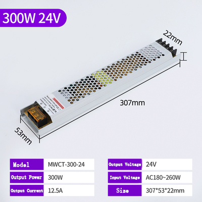 CT-300-24 300w 24v 12.5a Single Output  Smps  Strip Light Box Led Power Supply for Lighting