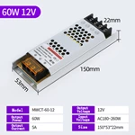 Dc Power Supply 60w Dc Transformer 12v Light Strip Switch  Power Supply