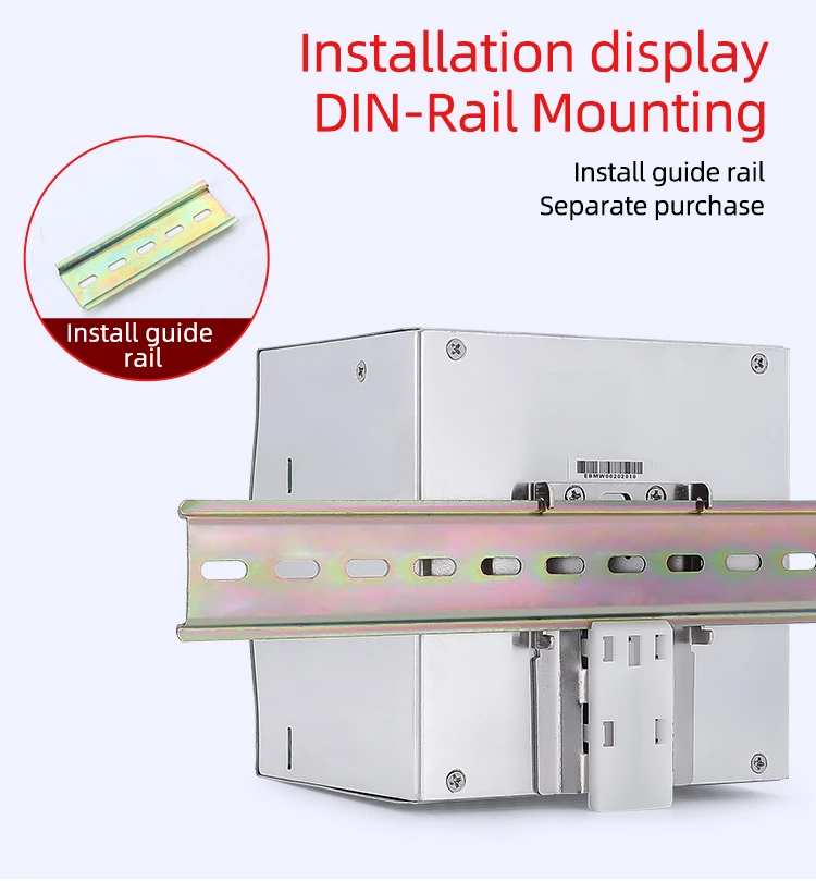 Single Output 240W 5A 48V DC DRP-240-24 10A 24V DIN Rail Ups Switching Power Supply