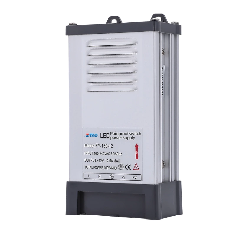 FY-150-12 12v 150w Outdoor Rain Proof Power Supply Ac Dc Rainproof Led Switching Power Supply
