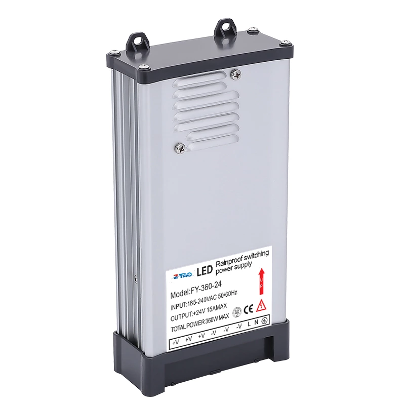 FY-360-12 360W 24V LED Light Driver Rain Proof Switching Power Supply for Outdoors