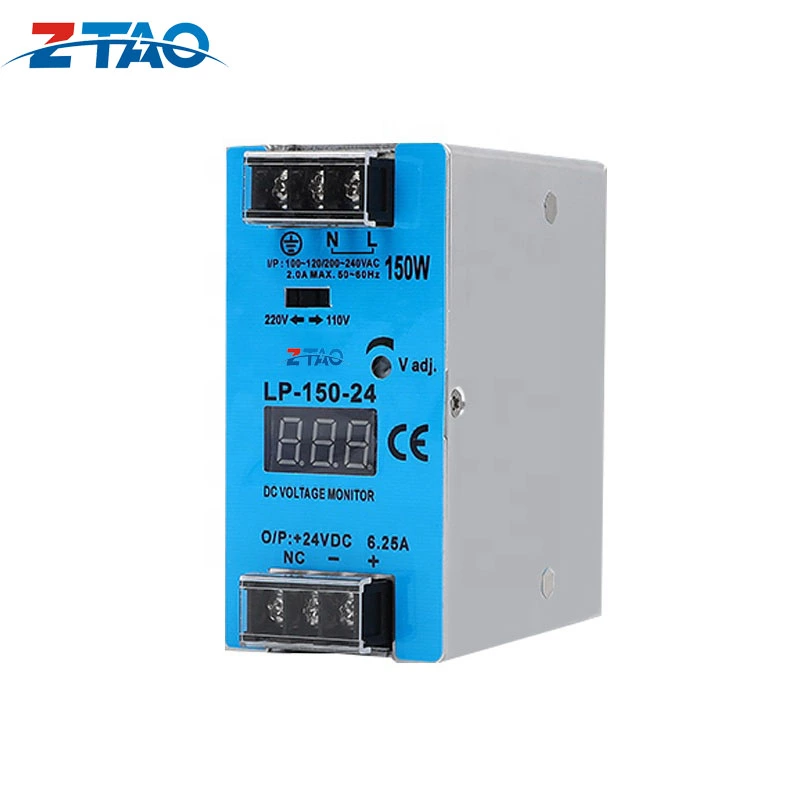 LP series Ac Dc 5V 12V 24V Din Rail Power Supply 25w 50w 100w 4.2A Switching Power Supply