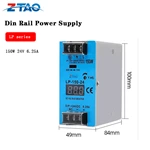 LP series Ac Dc 5V 12V 24V Din Rail Power Supply 25w 50w 100w 4.2A Switching Power Supply