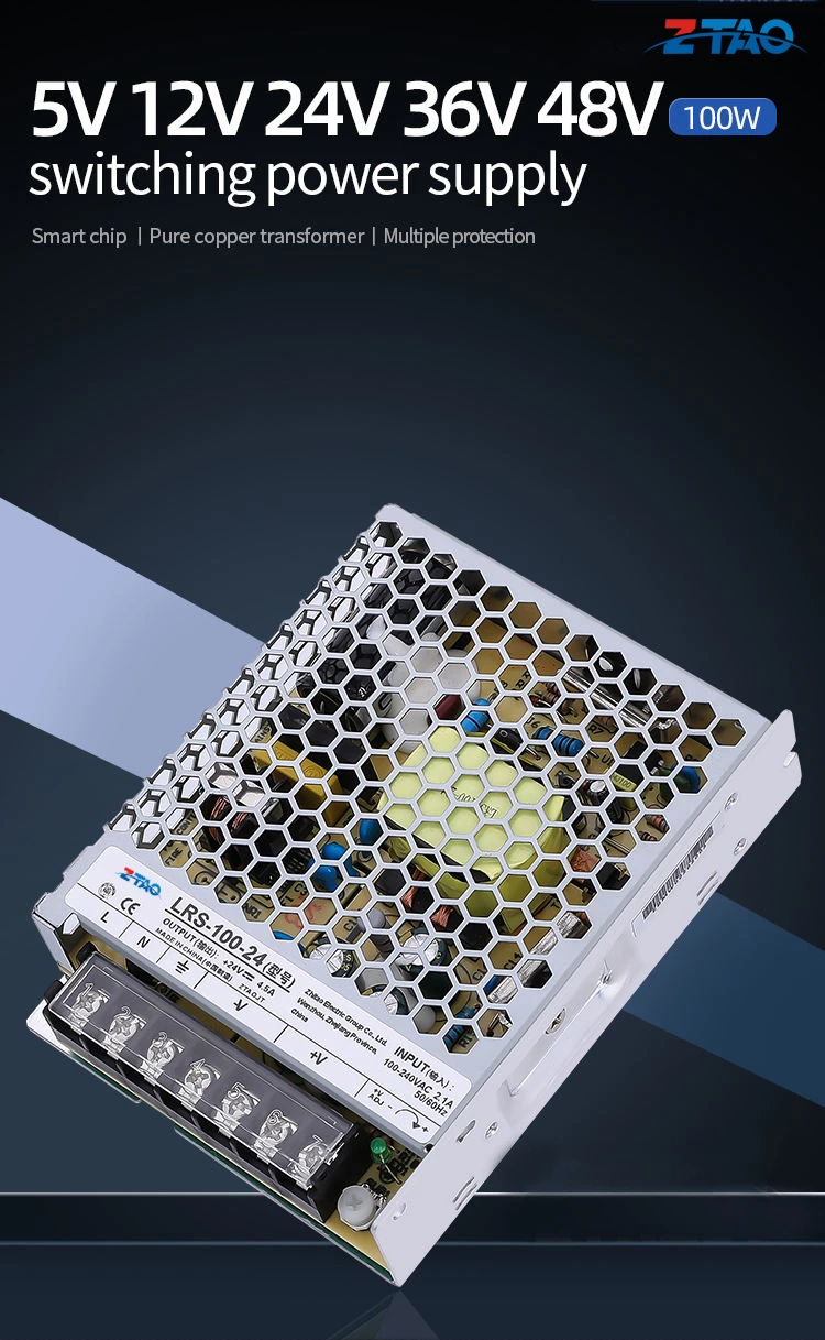 100W 24V 4.5A DC Switching Power Supply for Industrial control equipment