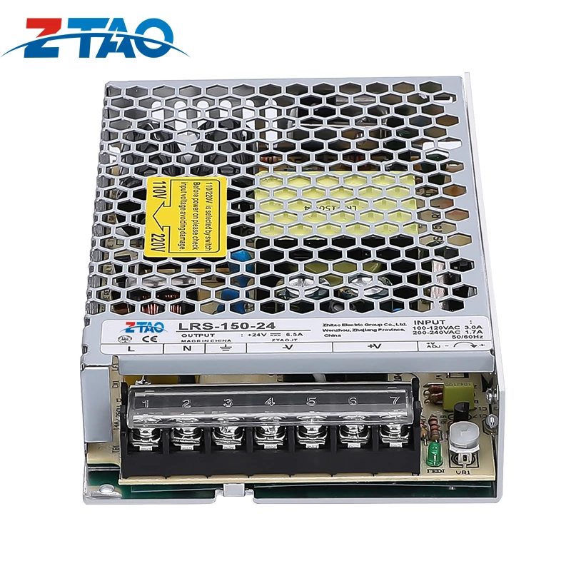 Slim Type 150W 24V 6.5A AC DC Switching Power Supply for Automation equipment