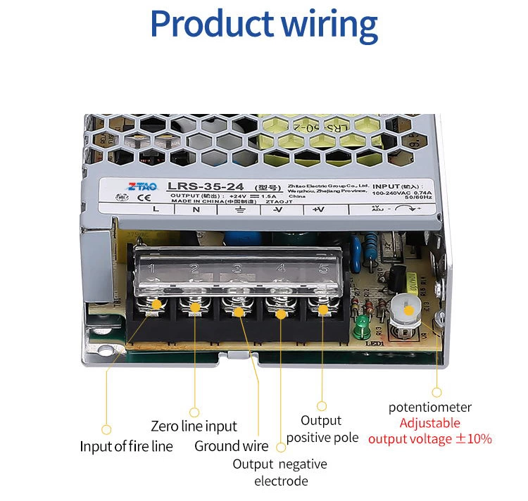 24V 1.5A 35W DC Switching Power Supply for ultrathin Transformer