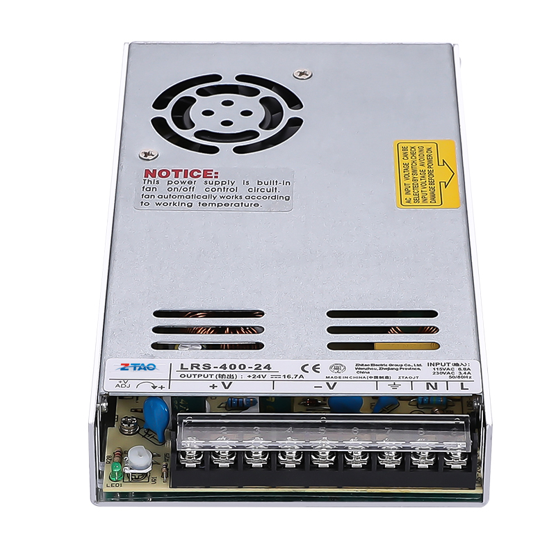 LRS Series PSU AC to DC 24v 16.6A 400w Switching Power Supply for Automation Equipment.