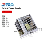 Manufacture Lrs-75-12 Ac-dc 75w 12v 6A Thin Switch Power Supply for CCTV Camera