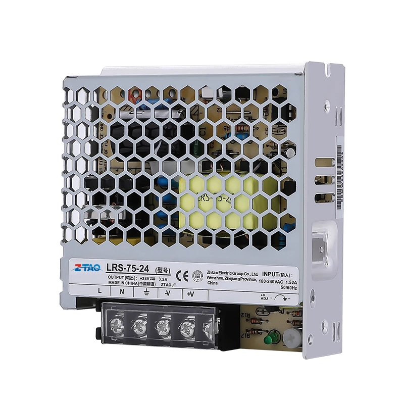 Manufacture Lrs-75-12 Ac-dc 75w 12v 6A Thin Switch Power Supply for CCTV Camera