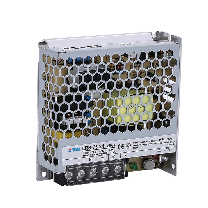 Manufacture Lrs-75-12 Ac-dc 75w 12v 6A Thin Switch Power Supply for CCTV Camera