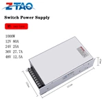 Ms-1000-24 1000w 24v 40a 36V 28A 48V 21A  Dc Led Switching Power Supply for Cctv Camera