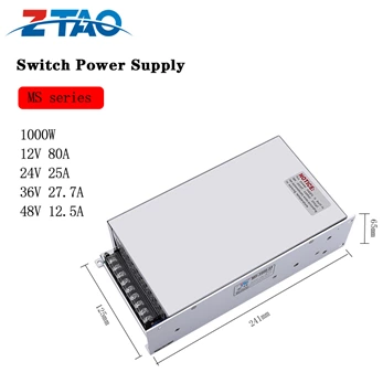 Ms-1000-24 1000w 24v 40a 36V 28A 48V 21A  Dc Led Switching Power Supply for Cctv Camera