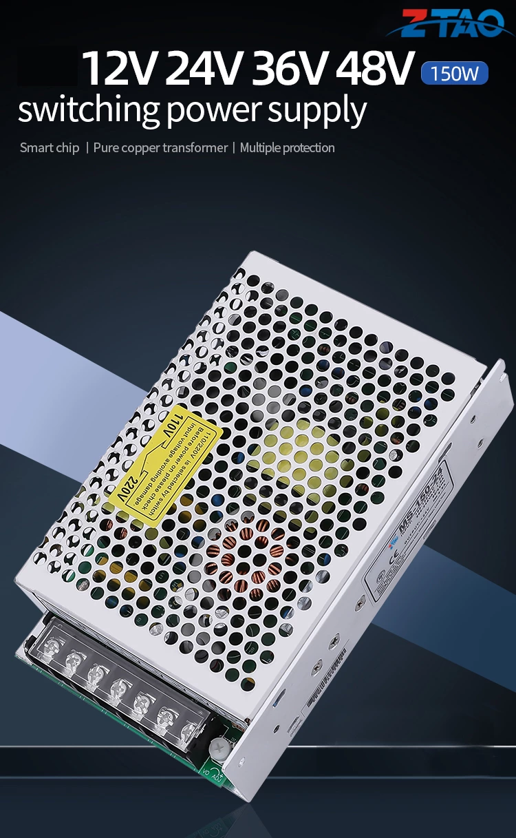 MS-150-24 150W 12v 12.5a  24V 6.5A AC DC Ms Size Led Switch Mode Power Supply