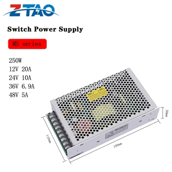 Ms-250-24 5v 40a 12v 20a 24v 10a 250w Switching Power Supply for 3d Printer