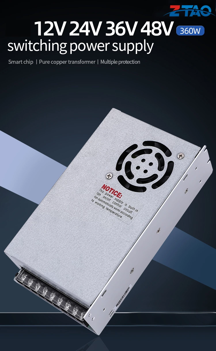 MS-360-24 12v 30a 360w 24vdc 24V 15A Led Switching Power Supply for Industrial Control