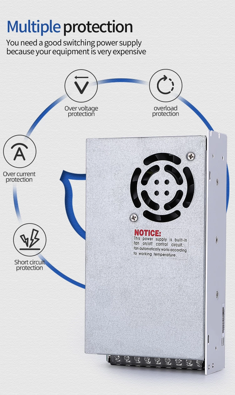 MS-360-24 12v 30a 360w 24vdc 24V 15A Led Switching Power Supply for Industrial Control