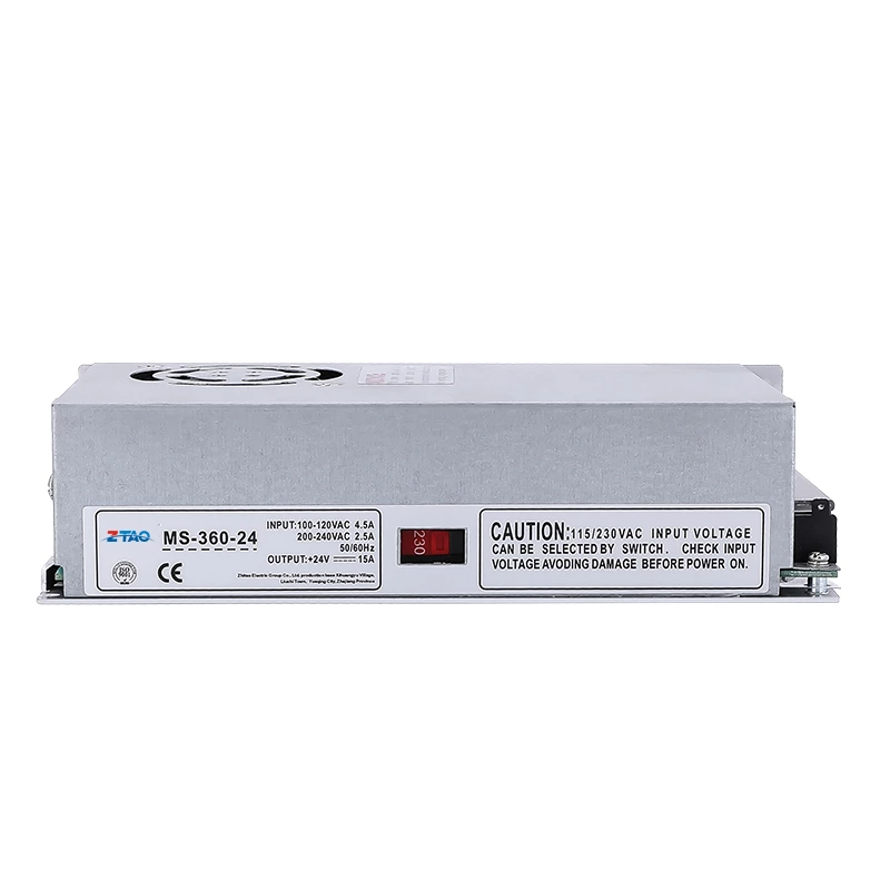 MS-360-24 12v 30a 360w 24vdc 24V 15A Led Switching Power Supply for Industrial Control
