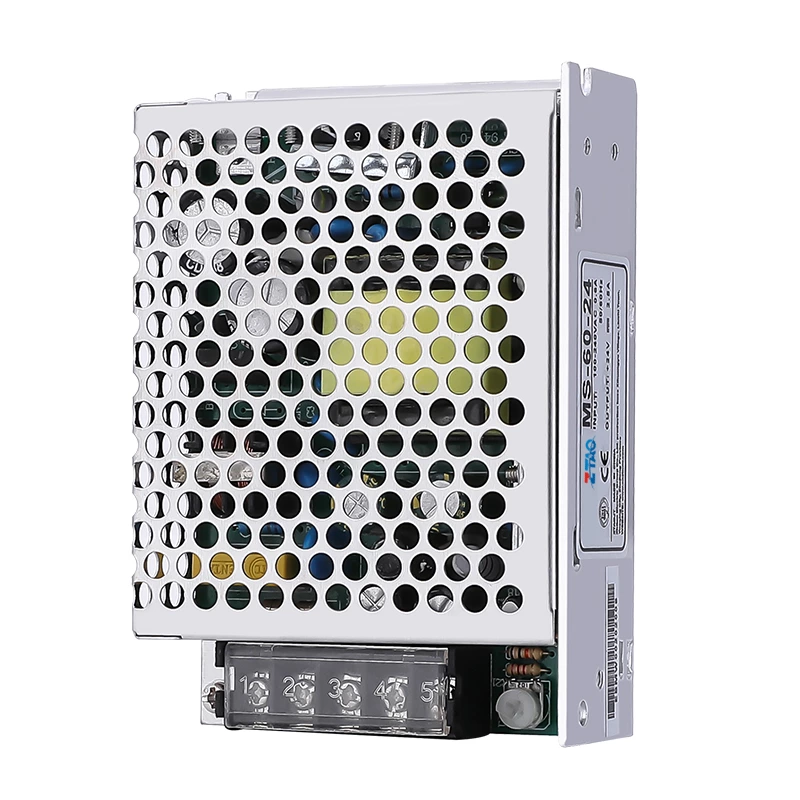 Ms-60-24 60w 24v 2.5a 24vdc 2.5 Amps Mini Size 12V 5A Switching Dc Power Supply for Led